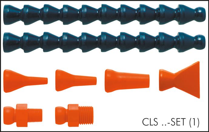 Príklady vyobrazení: Kloubový systém hadic chladicí kapaliny - Cool-Line 1/4", CLS 141-SET