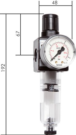 Príklady vyobrazení: Regulátor filtru - Multifix série 1