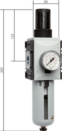 Príklady vyobrazení: Regulátor filtru - Futura série 4